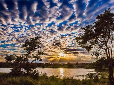 Landschap in natuurgebied Witte en Zwarte Brekken
