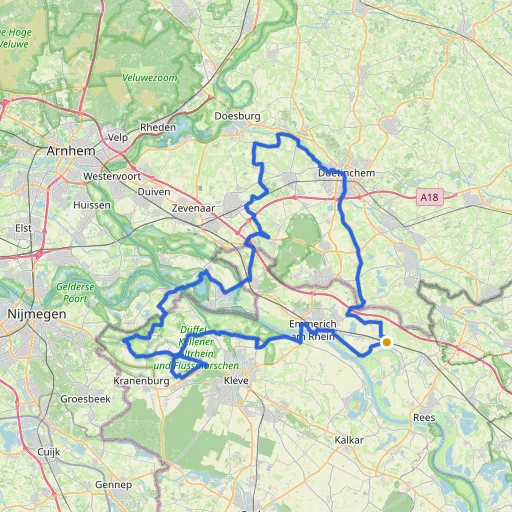 De omgeving langs Dffel ontdekken
